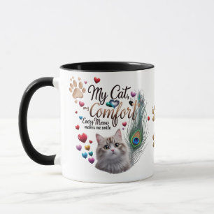 Tasse der farbenfrohen Katze - meine Katze, mein C