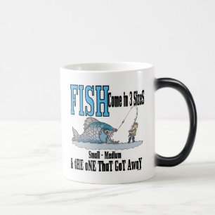 Tasse der Fischerei Spaß Fischerei 3 Fanggrößen