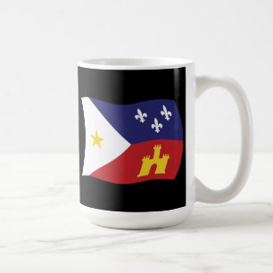 Tasse der Flagge Acadiana