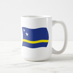 Tasse der Flagge Curacao