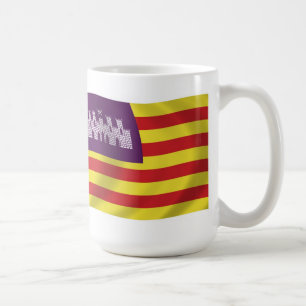 Tasse der Flagge der Balearen