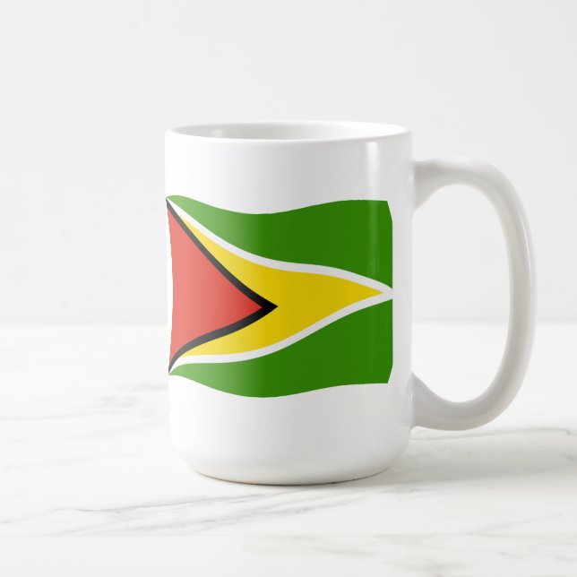 Tasse der Flagge von Guyana (Rechts)
