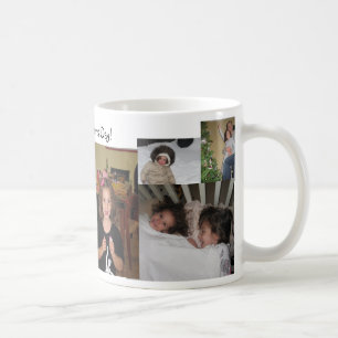 Tasse der Foto-Collagen-Mutter Tages