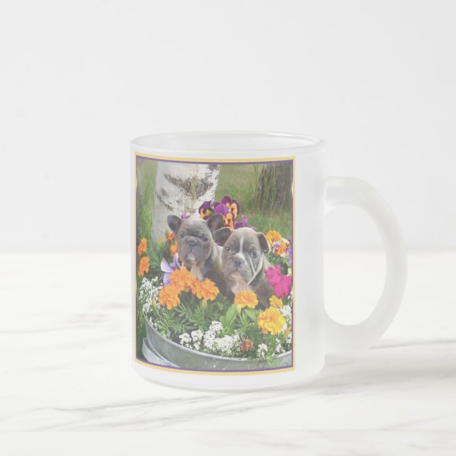 Tasse der französischen Bulldoggen (Rechts)