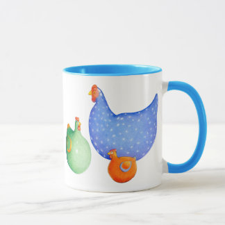 Tasse der französischen Hühner