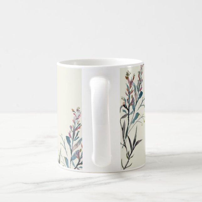 Tasse der gepressten Wildblumen (Henkel)