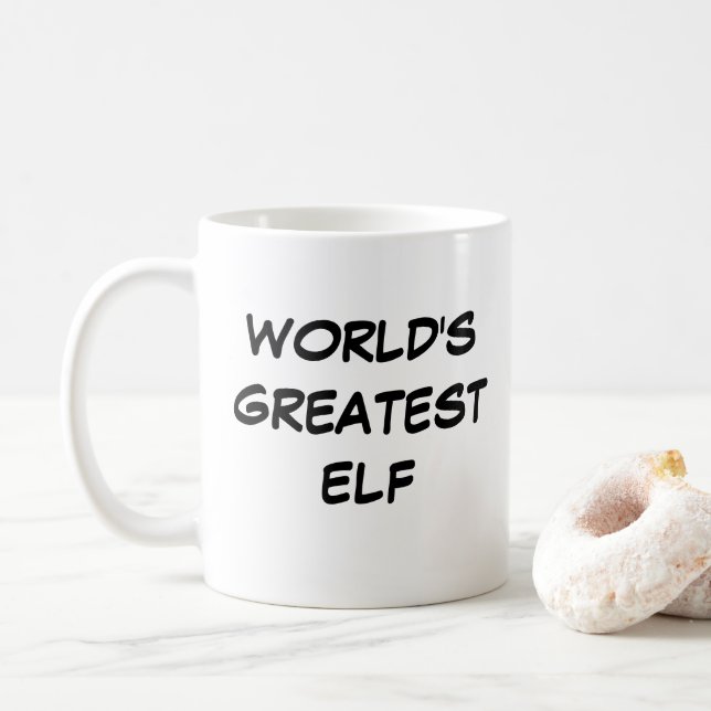 Tasse "Der größte Elf der Welt" (Mit Donut)
