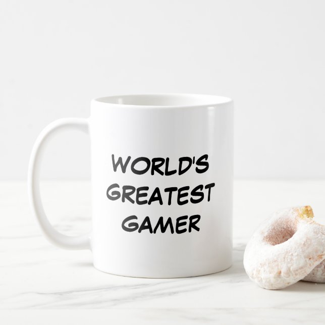 Tasse "Der größte Gamer der Welt" (Mit Donut)