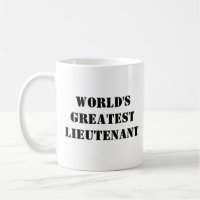 Tasse "Der größte Leutnant der Welt"