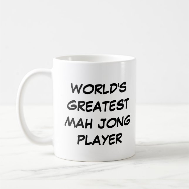 Tasse "Der größte Mah Jong Player der Welt" (Links)