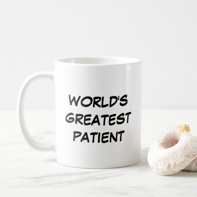 Tasse "Der größte Patient der Welt" (Mit Donut)