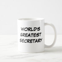 Tasse "Der größte Sekretär der Welt"