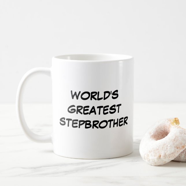 Tasse "Der größte Stepbruder der Welt" (Mit Donut)