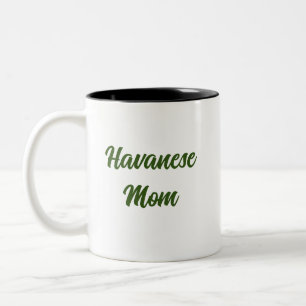 Tasse der havanesischen Mama mit dem Weißen Havane