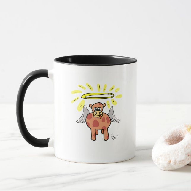 Tasse der Heiligen Kuh (Mit Donut)