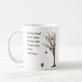 Tasse der Hoffnung auf den Frühling