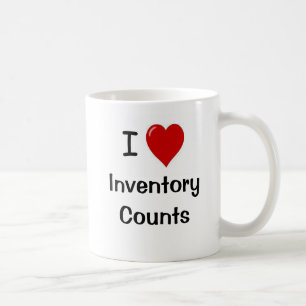 Tasse der Inventurzählung - I Liebe Inventory Coun