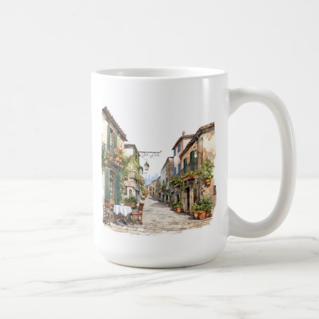 Tasse der italienischen Straße (Rechts)