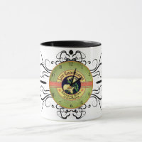 Tasse der Jugendstil-Schokoladenwerbung