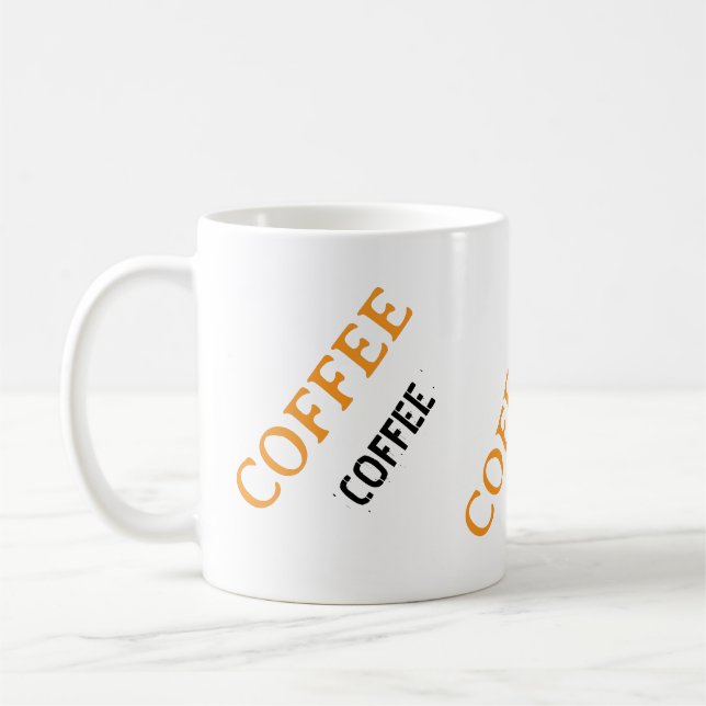 Tasse der Kaffeemotivation (Links)