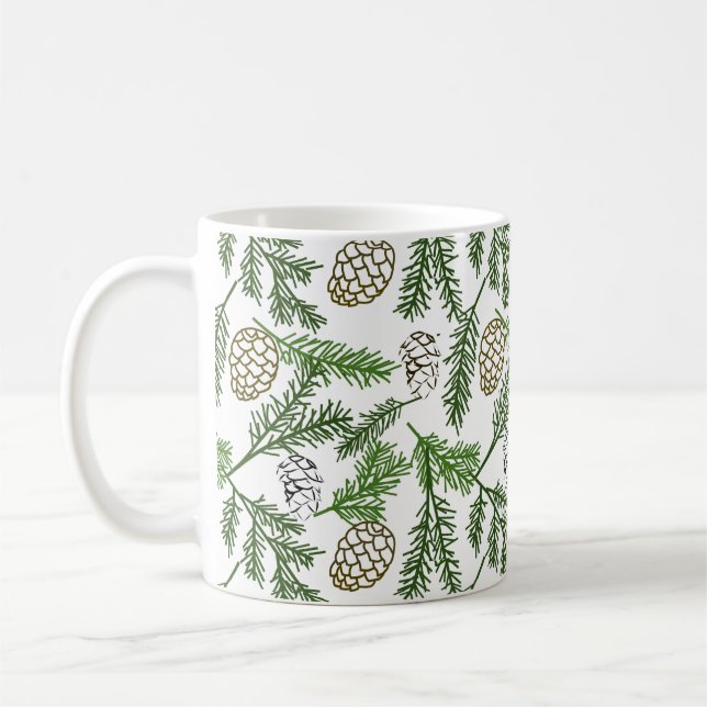 Tasse der Kiefernzweige (Links)