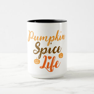 Tasse der Kürbisgewürze