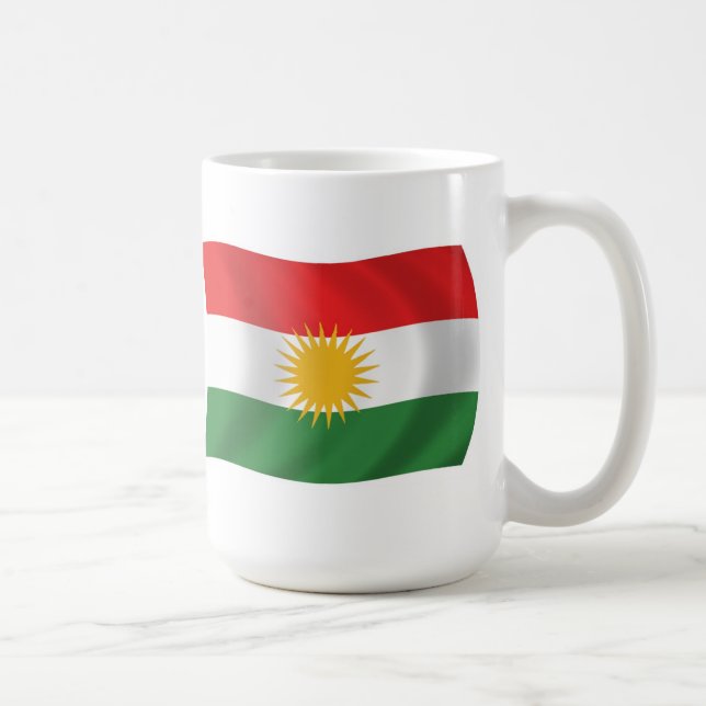Tasse der Kurdischen Flagge (Rechts)
