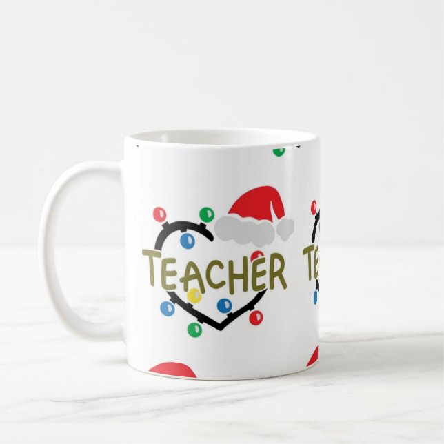 **TASSE DER LEHRER-CHRISTMAS** KAFFEETASSE (Links)