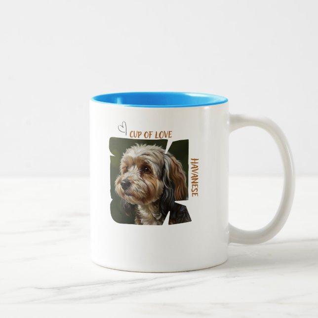 Tasse der Liebe Hunde-Liebhaber Kaffee-Geschenkide (Rechts)