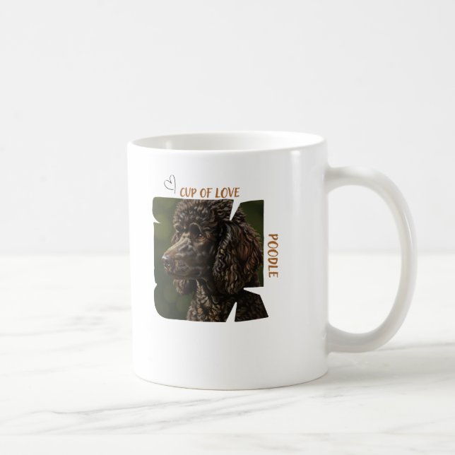 Tasse der Liebe Hunde-Liebhaber Kaffee Geschenkide (Rechts)