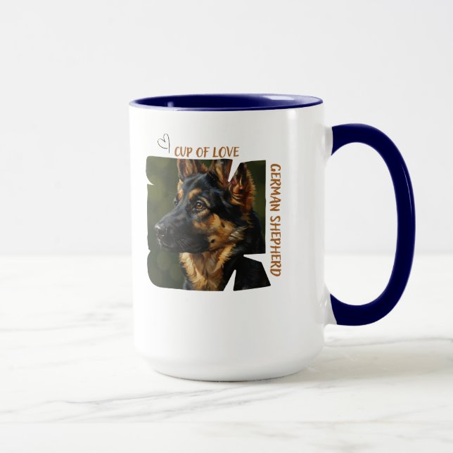 Tasse der Liebe Hunde Liebhaber Kaffee Tasse Gesch (Rechts)
