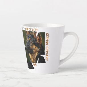 Tasse der Liebe Hunde Liebhaber Klein 0,35 l Latte