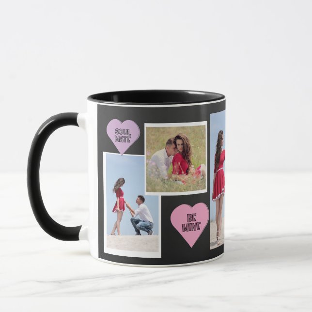Tasse der Liebe personalisiert Foto (Links)