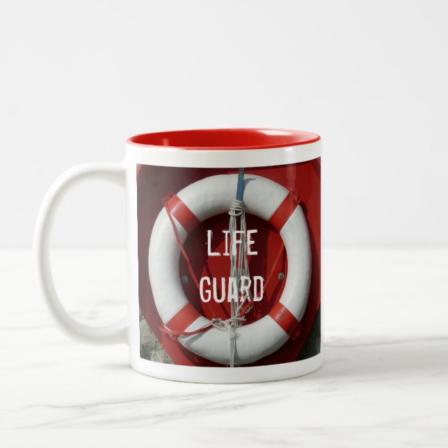 Tasse der LIfe-Schutzeinrichtung (Links)