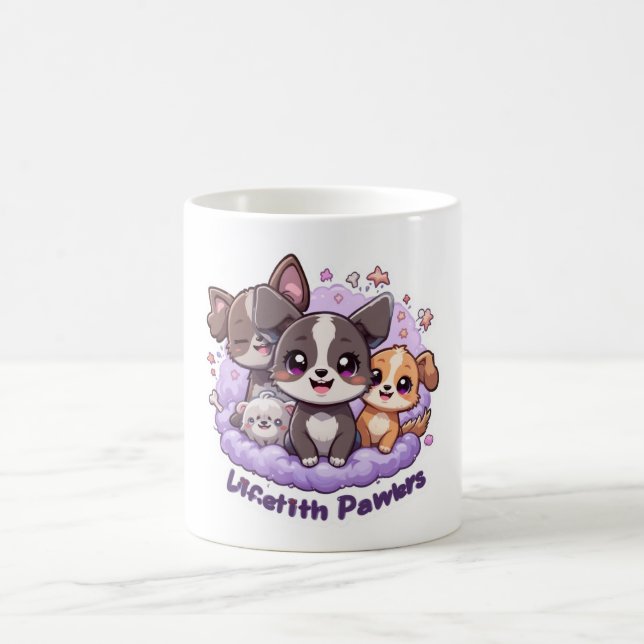 Tasse der Lifetitepawers - Niedlicher Cartoon Pupp (Mittel)