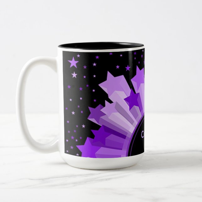Tasse der Lila Sternexplosion (Links)