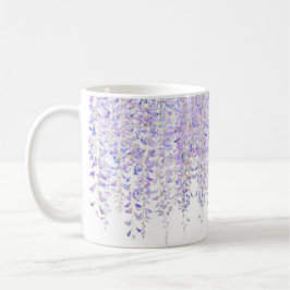 Tasse der lila Wisteria Blume