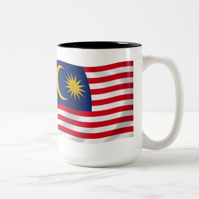 Tasse der malaysischen Flagge (Rechts)