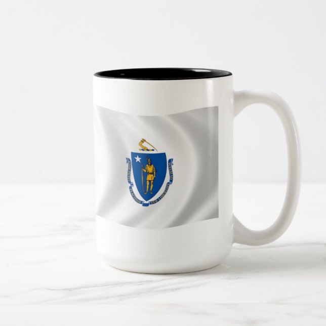Tasse der Massachusetts-Flagge (Rechts)