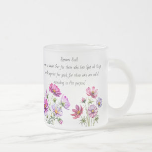 Tasse der mattierten Blumenbibel