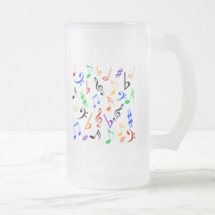 Tasse der Musikereignisse - Mattiertes Glas