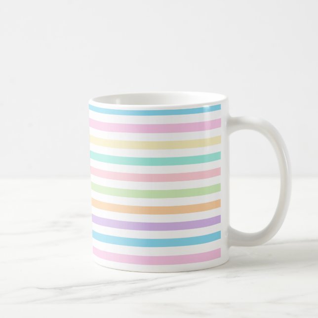 Tasse der Muster für hübsche Pastellfarben (Rechts)