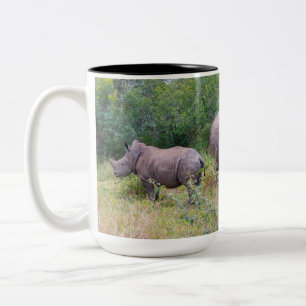 Tasse der Muttermilch und der gebleiblichen Rhino