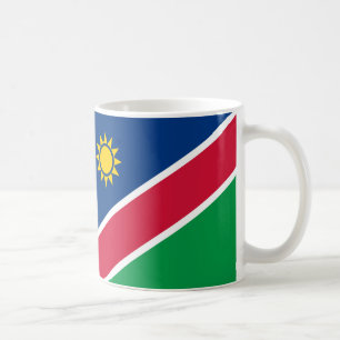 Tasse der namibischen Flagge