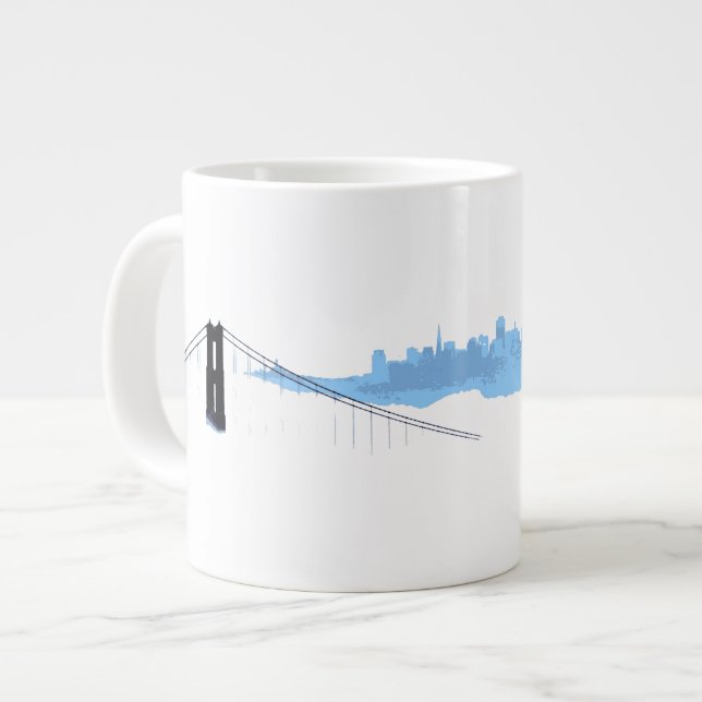 Tasse der Nebel-Stadt-(San Francisco) (Vorderseite Links)
