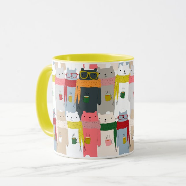 Tasse der niedlichen Bären (Vorderseite Links)