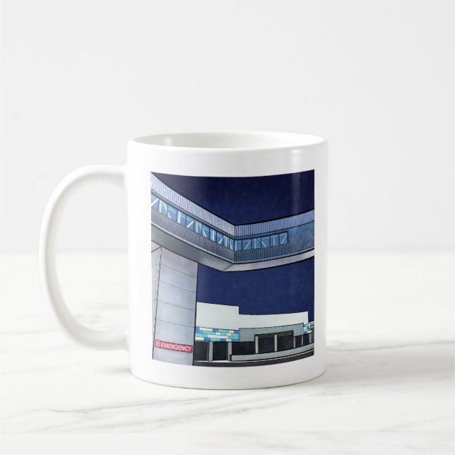 Tasse der Notfallabteilung (Links)