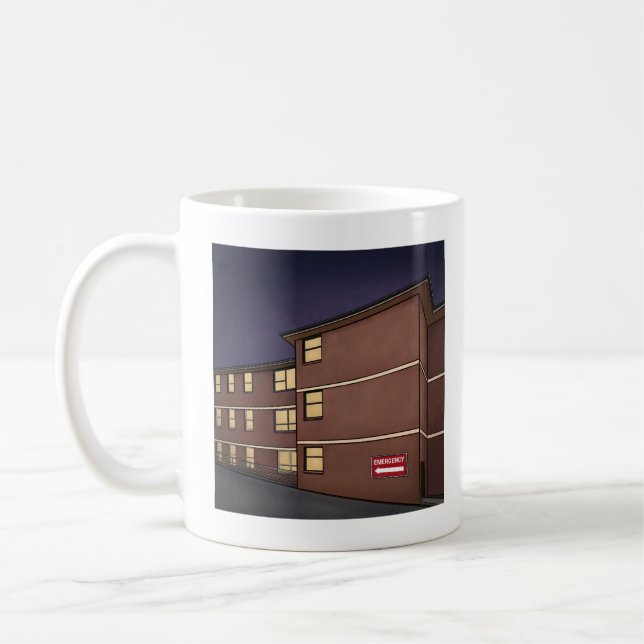 Tasse der Notfallabteilung (Links)