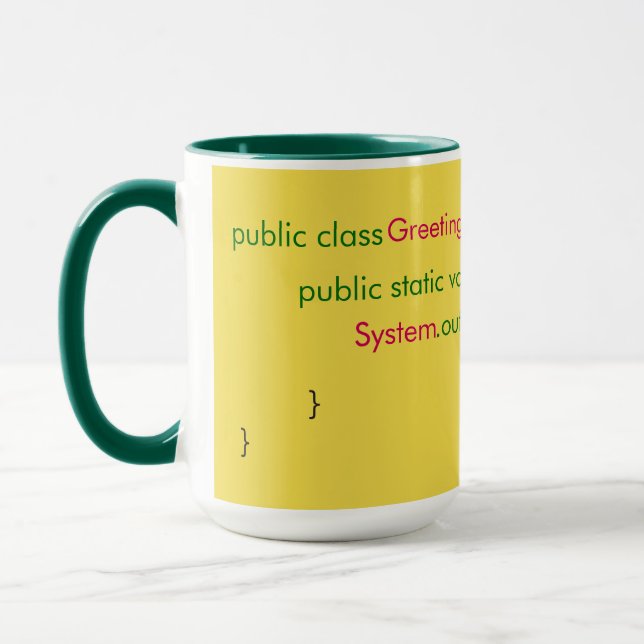 Tasse der Pausenzeit (Links)