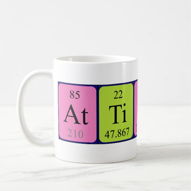 Tasse der Periodenbezeichnung Atticus (Links)